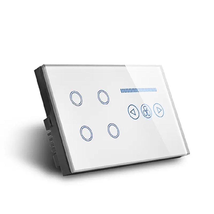 Smart 4-Gang Light & Fan Switch Combo_CODE; SSCF