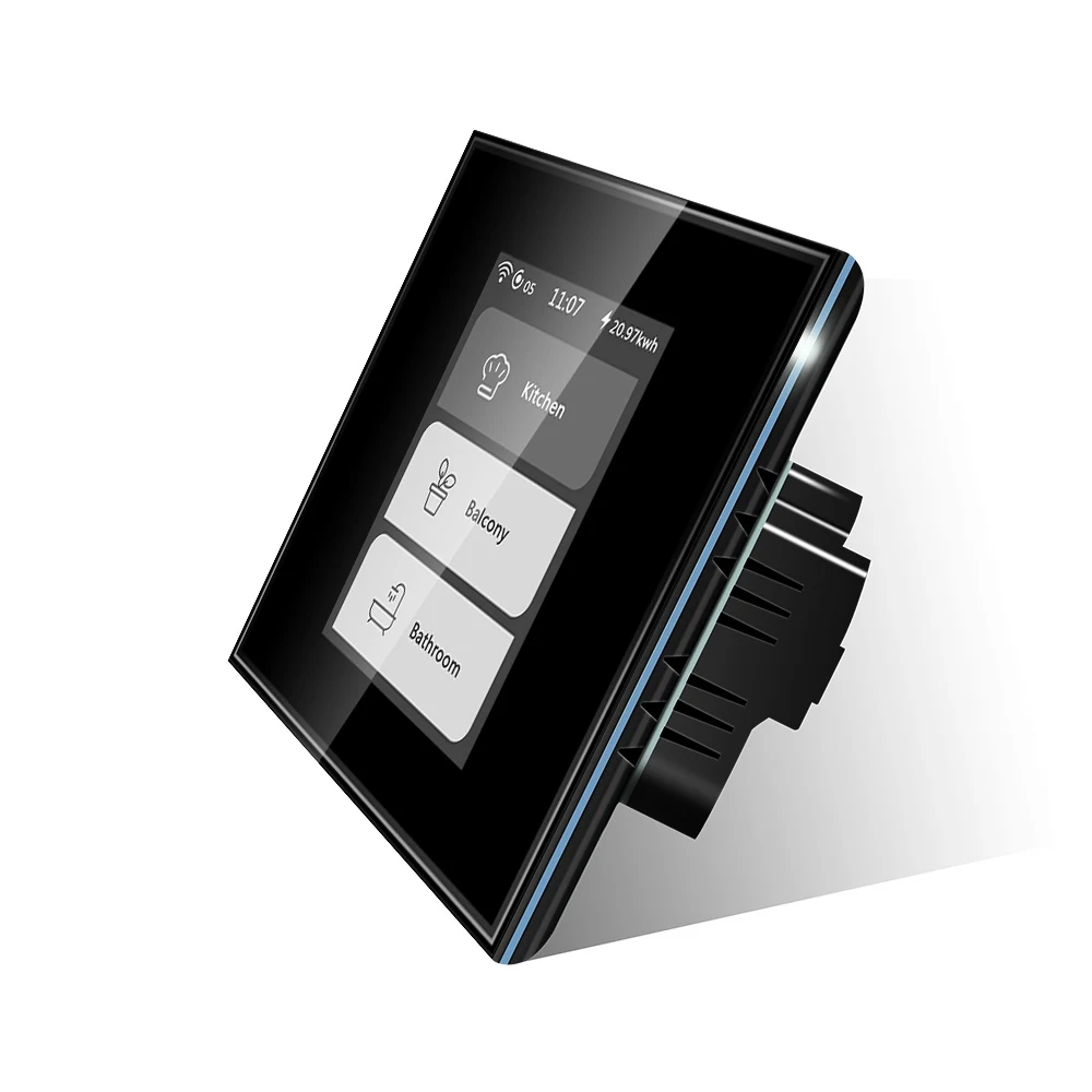 Smart LCD Wifi Switch 3Gang_Code: LCD-3G