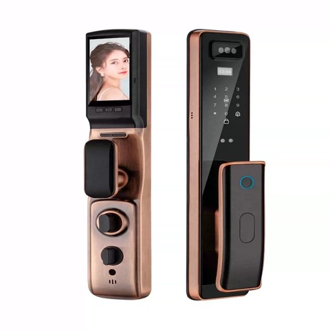Tuya Bravo P20 Smart Door Lock – 3D Face Recognition & Intercom-Code: 395