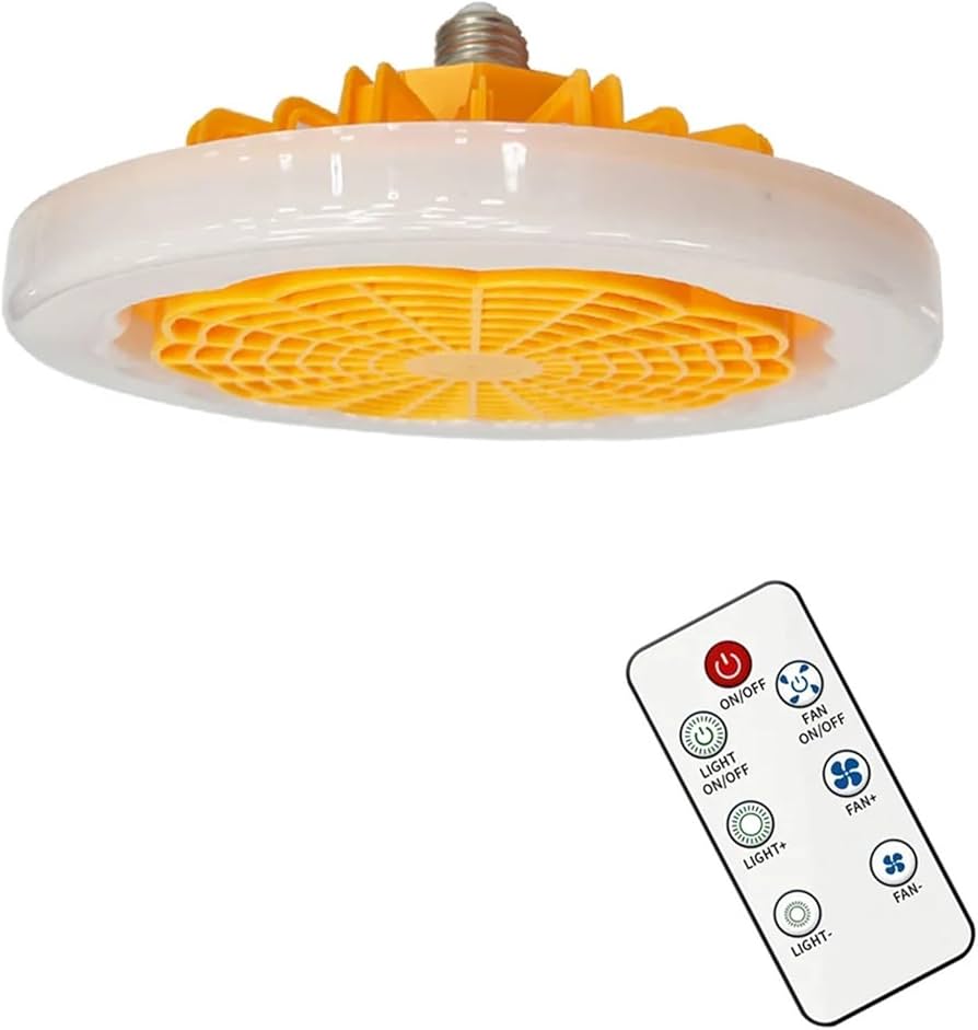 Ceiling Fan Lamp 30W Remote Control Integrated Ceiling Fan Light Removable Illumination Fan Light for Living Room Bedroom_Code: 381