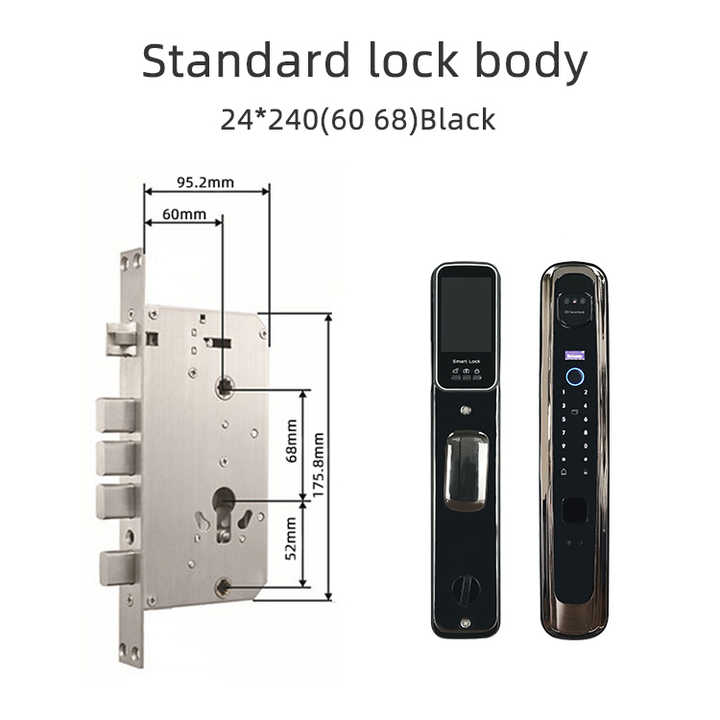 Smart 3D Face Recognition Door Lock with Camera – Secure & Convenient - Code: M-Pro Plus
