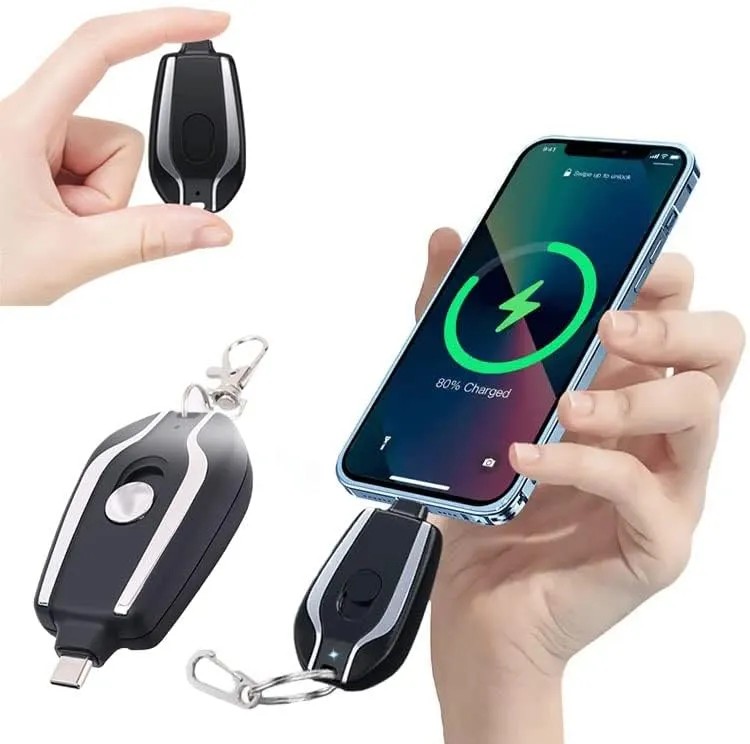 Keychain portable Mobile phone charger power bank (1500mah) Code: 1500PB